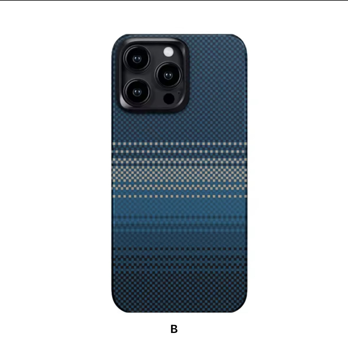 Protective Apple iPhone Back Cover - Carbon Fiber iPhone Case - Style 6