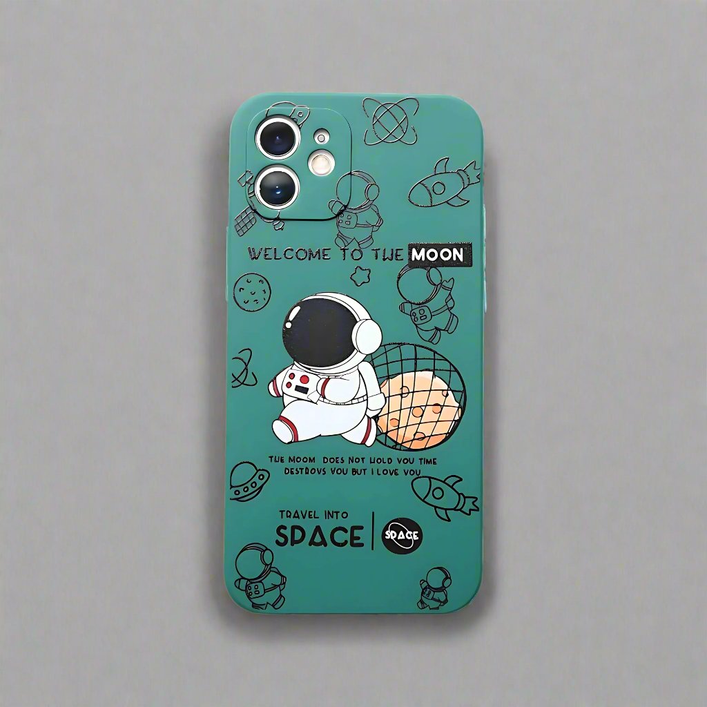Space X : Astro Green Mobile Case by CoverMeUp - Style 3