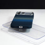 KVZV WOVEN COLOR PATTERN CARBON CASE FOR IPHONE