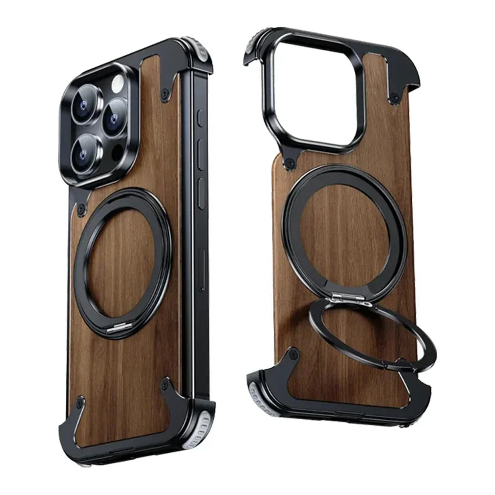 covermeup Walnut Lens Protection - iPhone Case