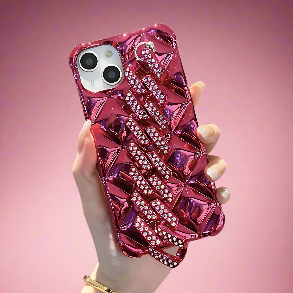 Diamond District: Rose Quartz Mobile Case by CoverMeUp
