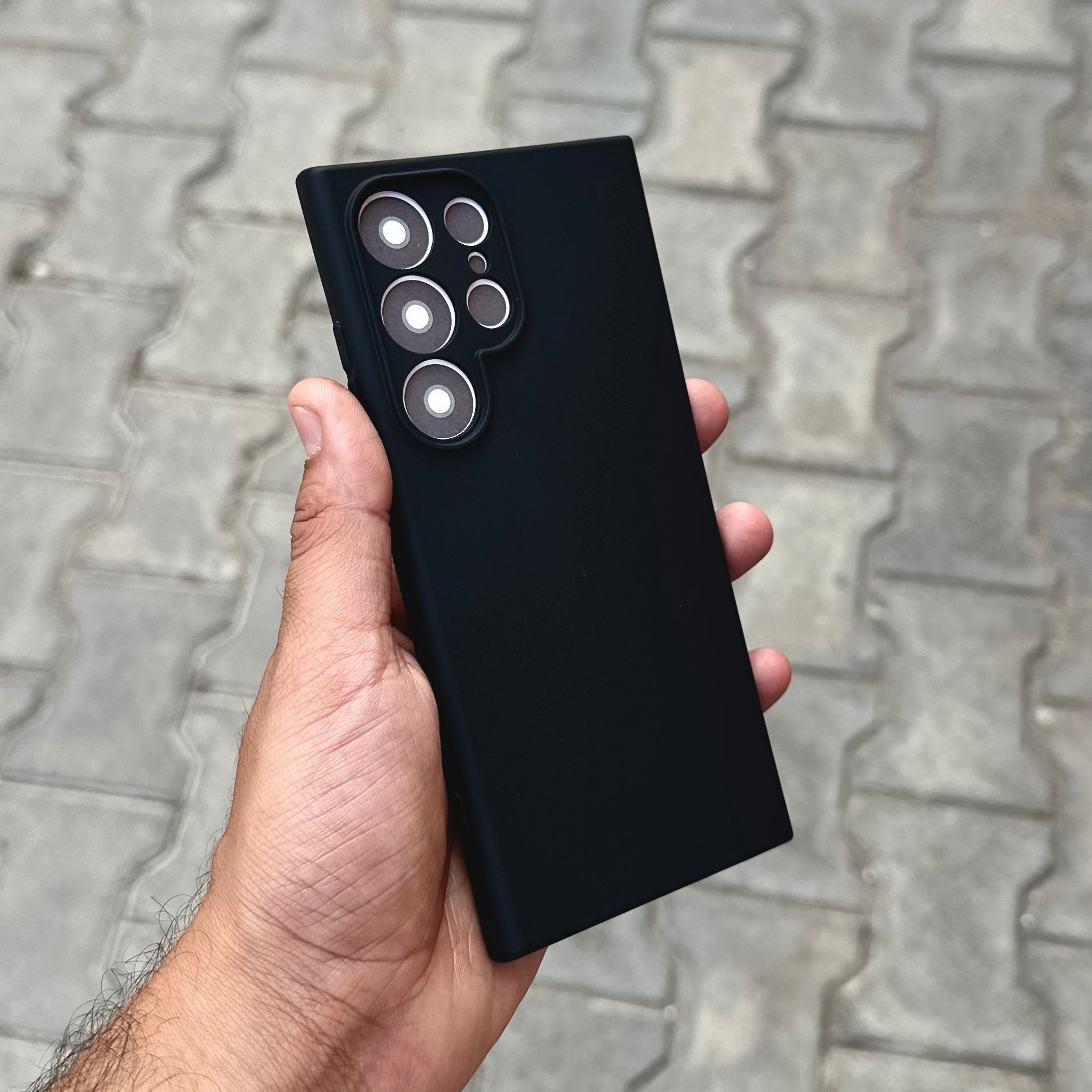 Matt Black Case-Samsung ( No. 1866 )