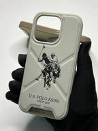 Protective Apple iPhone Back Cover - Horse Leather Back Premium Case for iPhone - Style 4