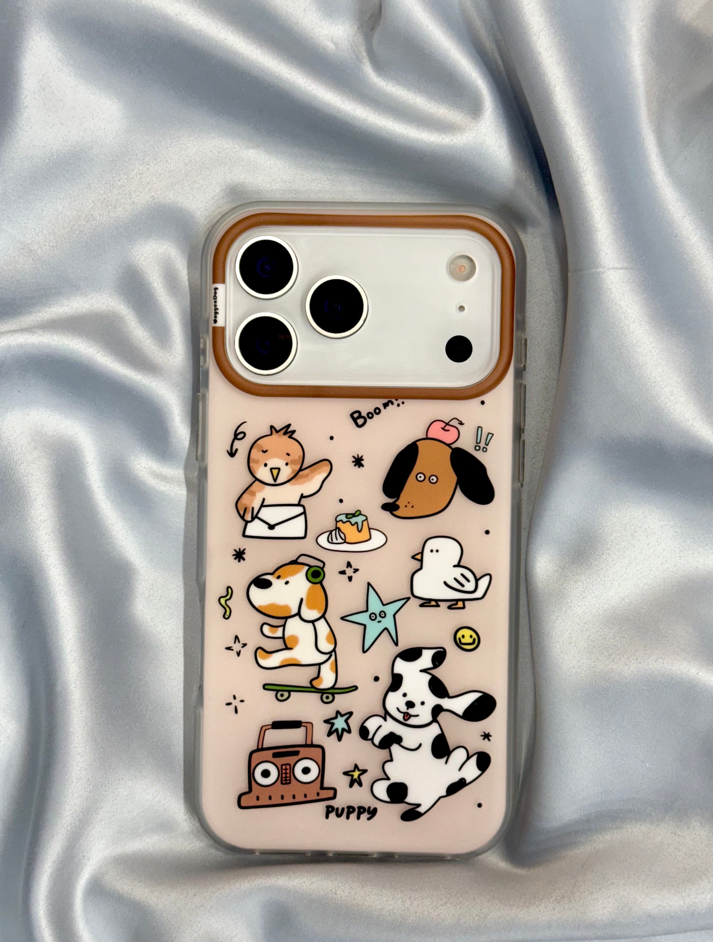 Cartoon Designer Matte Finish Case for iPhone 17 Pro Max