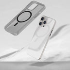 Protective Apple iPhone Back Cover - GRIPP Neo iPhone 15 Pro & 15 Pro Max with MagSafe Case - Smoke