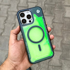 Grafix Sand Floting Case With Magsafe-Green ( No. 1806 ) Mobile Case by CoverMeUp