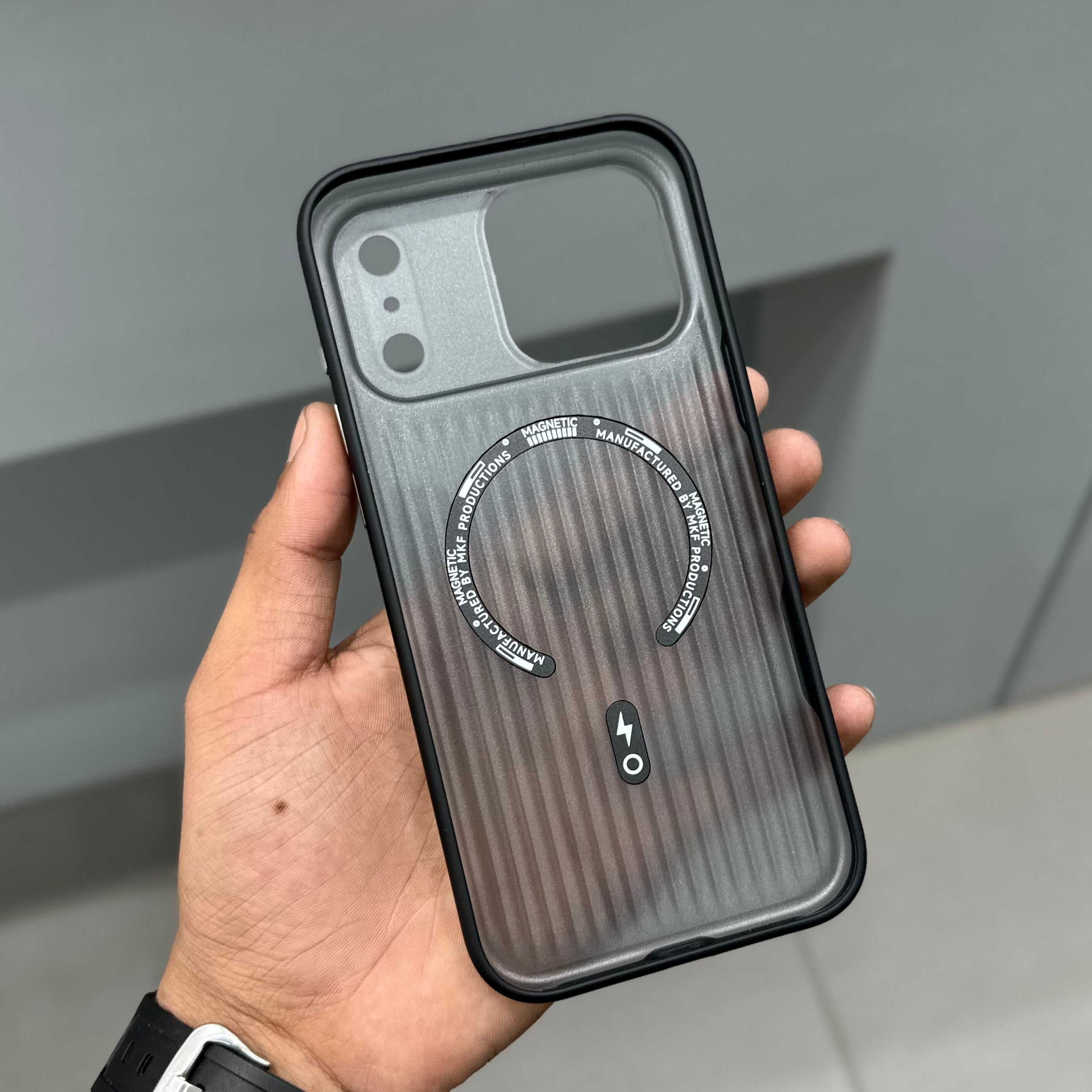DYNAMYK MAAT STRAP CASE - BLACK GREY ( No. 2784 ) Mobile Case by CoverMeUp - Style 3