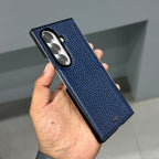 KAJSA LEATHER SAMSUNG CASE - BLUE ( No. 3380 ) Mobile Case by CoverMeUp - Style 2