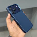 JTP LEATHER MAGSAFE CASE - BLUE ( No. 3031 ) Mobile Case by CoverMeUp - Style 3