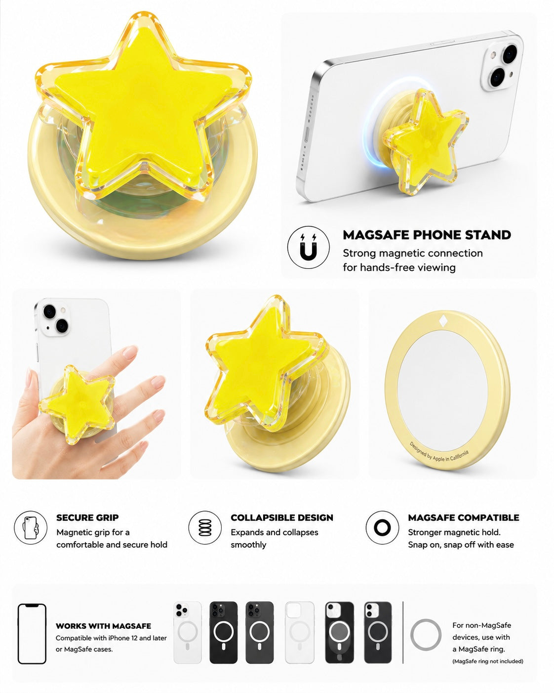 MagSafe Designer Pop Socket (Design 09)