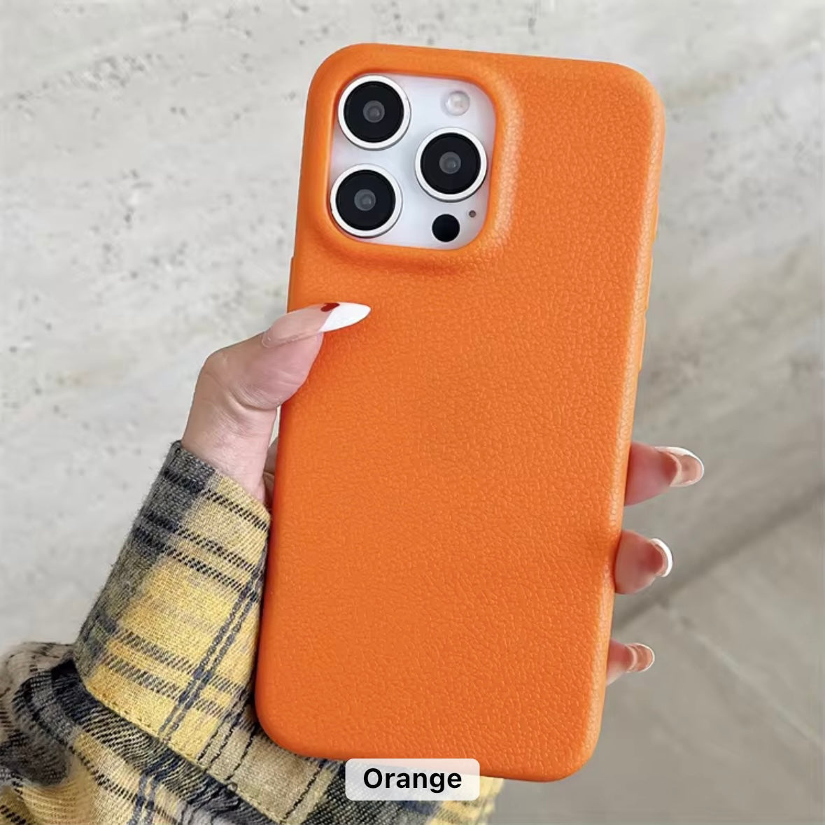 Protective Apple iPhone Back Cover - Slim Fit Case with Texture for iPhone - Style 6