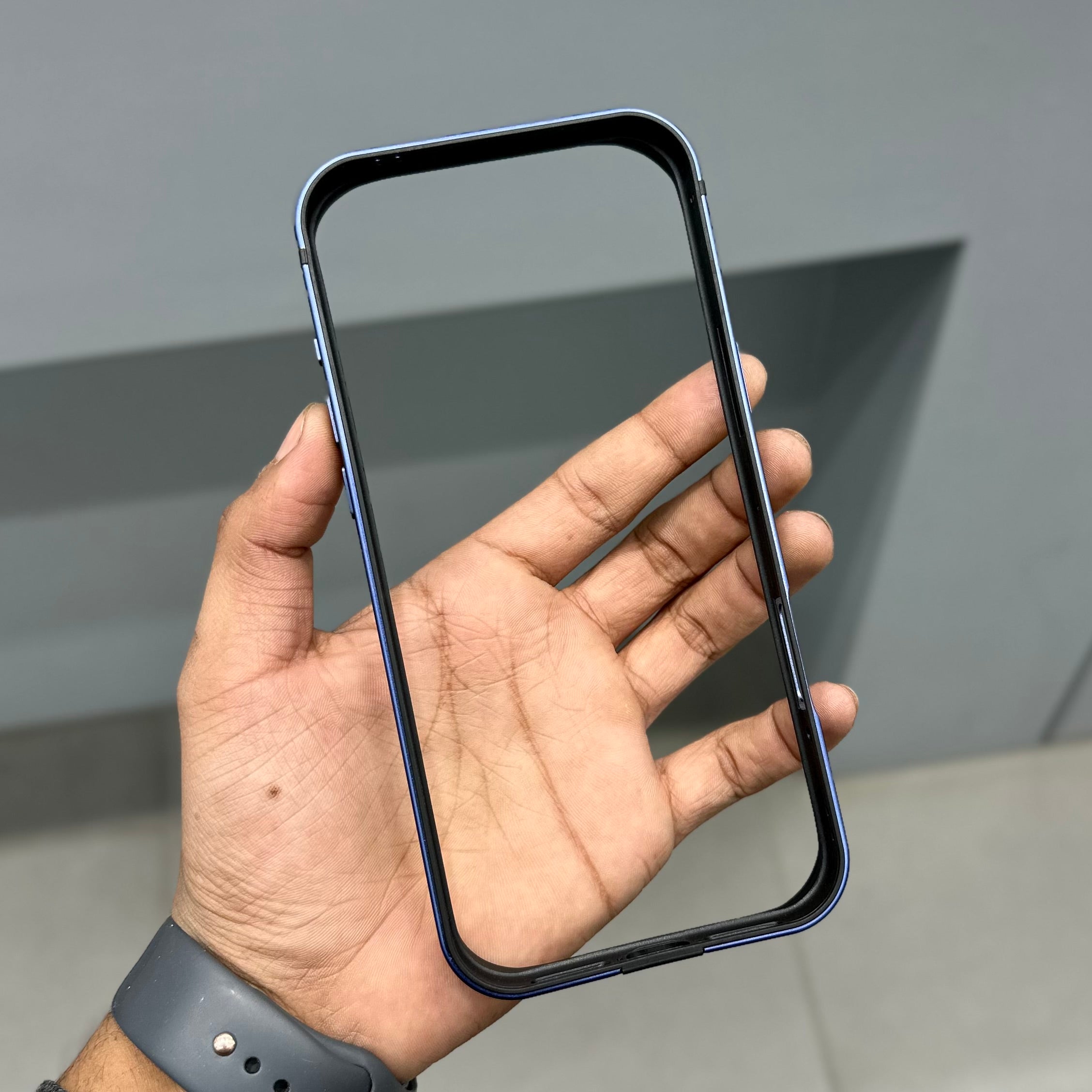 STORE BOX METAL BUMPER - BLUE ( No. 3019 )