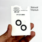 Protective Apple iPhone Back Cover - Sleek Octagonal Camera Rings for iPhone - Style 3