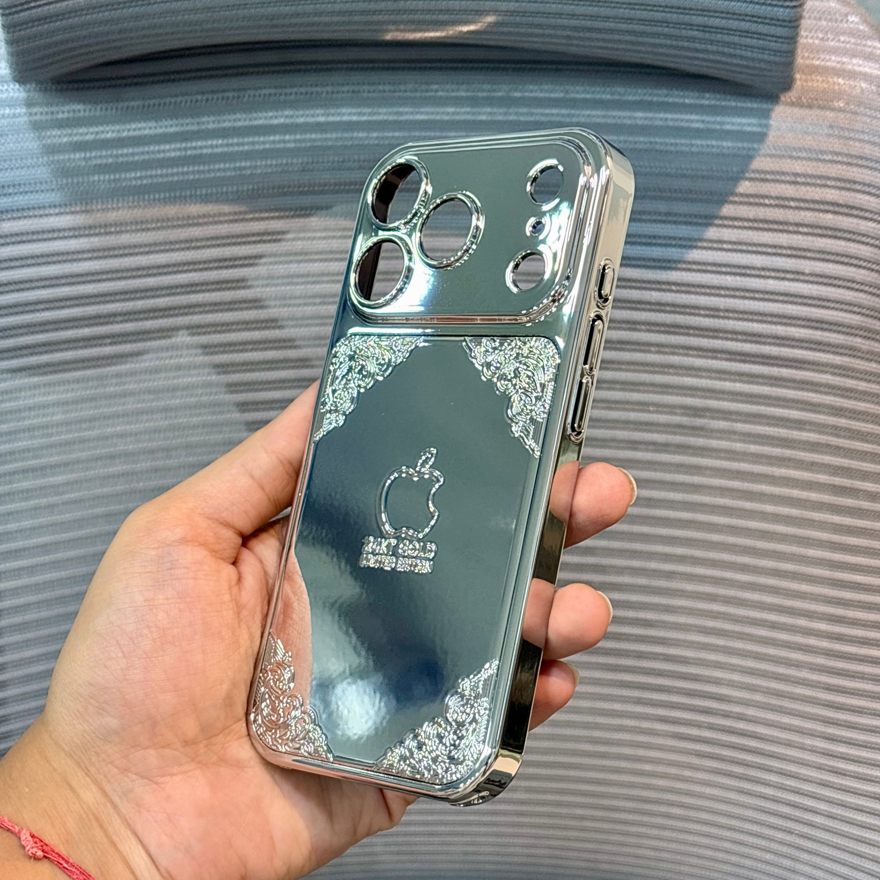 Protective Apple iPhone Back Cover - SilverMirr Luxe iPhone 17 Pro Case - Style 4