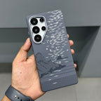 LUXO CARBON CASE SAMSUNG -GREY STARS ( No. 3168 ) Mobile Case by CoverMeUp