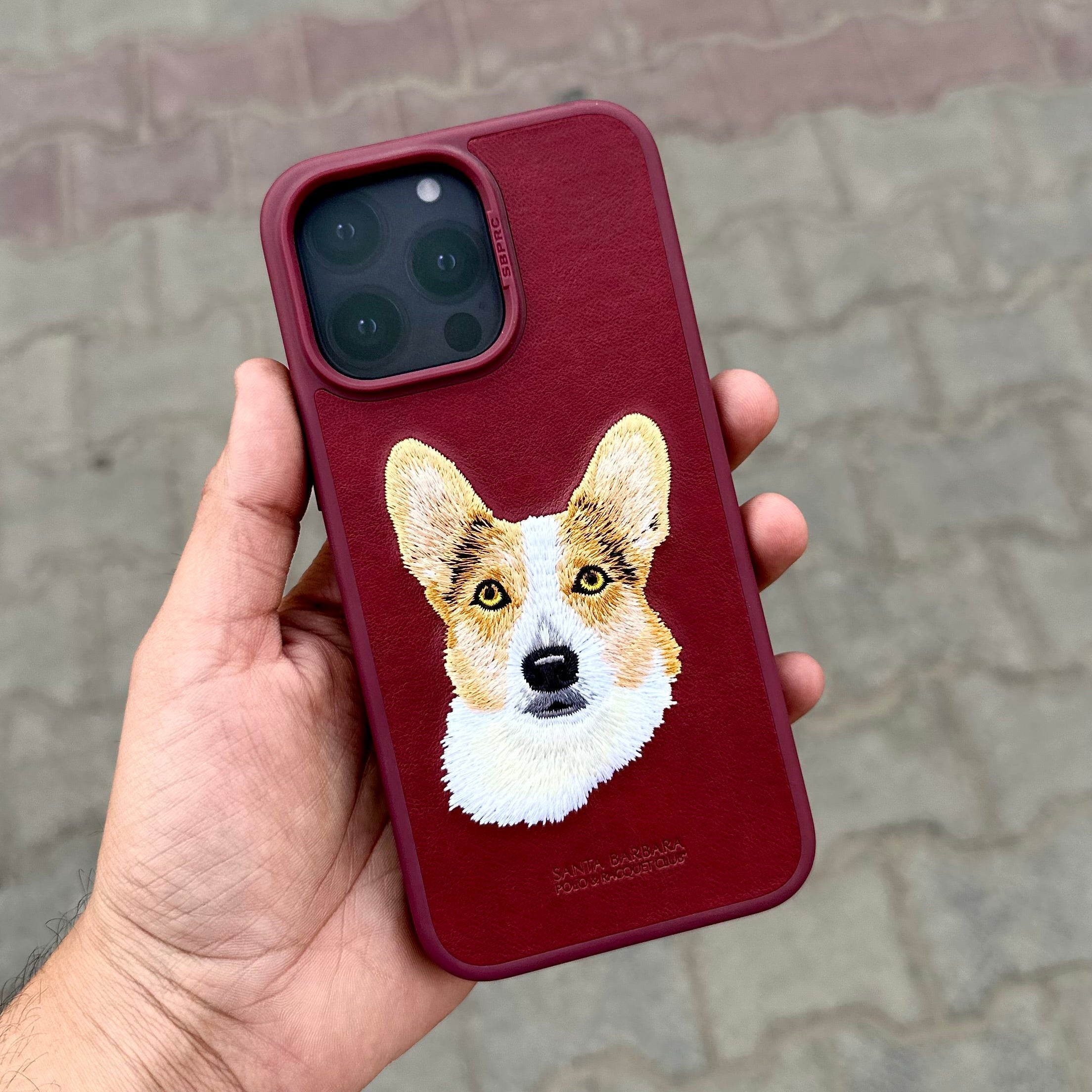 Santa Barbara Curtis- Burgandy ( No. curtisburg ) Mobile Case by CoverMeUp