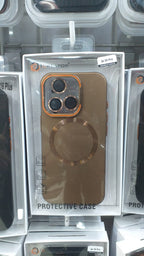 Protective Apple iPhone Back Cover - Luxury Frosted Hard Case with Camera Shutter for iPhone - Style 7