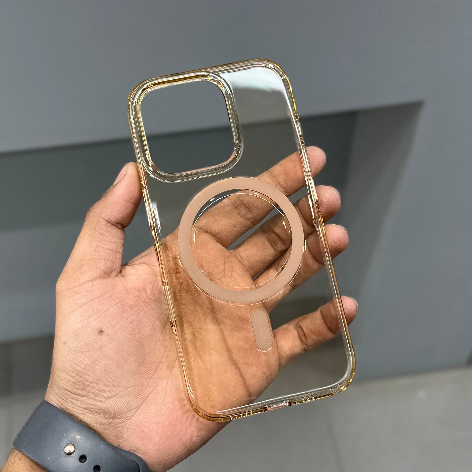 CMAQ ULTRA CLEAR CAPTURE CASE - BROWN ( No. 3073 )