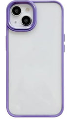 Clear Back Cover Compatible with iPhone, Military-Grade Drop Protection, Shock-Absorbing Corners, Yellowing-Resistant Hard Back, Scratch Resistant