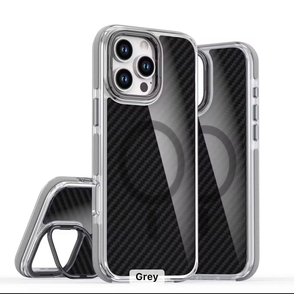 Protective Apple iPhone Back Cover - CarbonStand MagSafe iPhone Case - Style 3