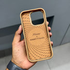 Nimmy Premium Embroidered Leather Case - NIMMY DOG CASE - BROWN - 16 Series ( No. 2408 ) - Style 3