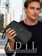 Santa Barbara Polo Adil FingerPrint Lock Bag (Black)