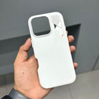AULUMU VEGAN LEATHER CASE - WHITE ( No. 2640 ) Mobile Case by CoverMeUp - Style 3