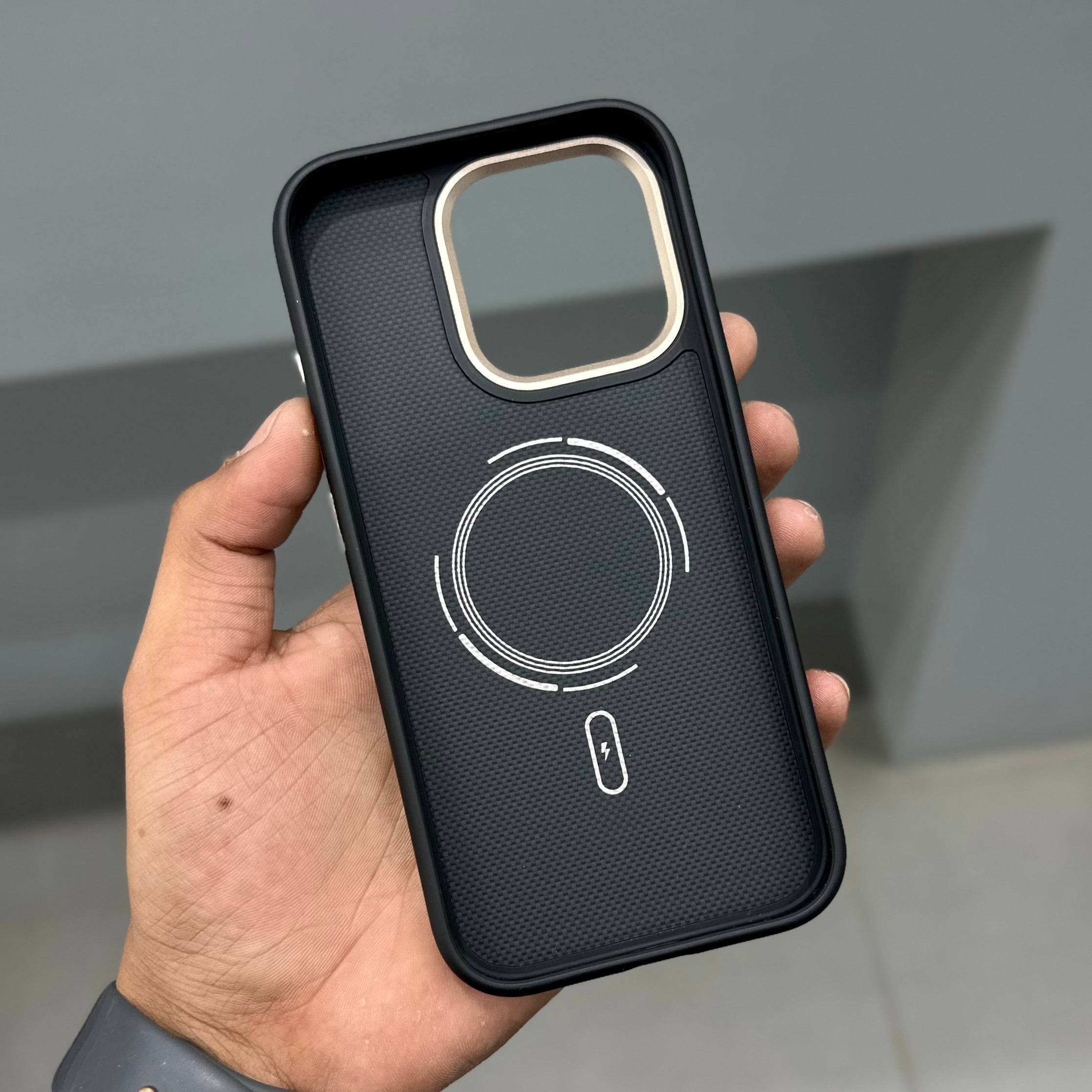BLUEO REAL CARBON CASE - BLACK ( No. 3557 )