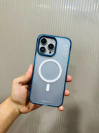 Protective Apple iPhone Back Cover - Blueo Dual Color Frosted Case with Magsafe for iPhone - Style 2
