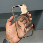 ICON N CLEAR METAL CAM CASE - BROWN ( No. 3419 ) Mobile Case by CoverMeUp - Style 5
