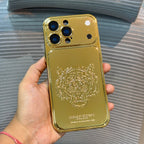 Protective Apple iPhone Back Cover - GoldLion Mirror iPhone 16 Series Case