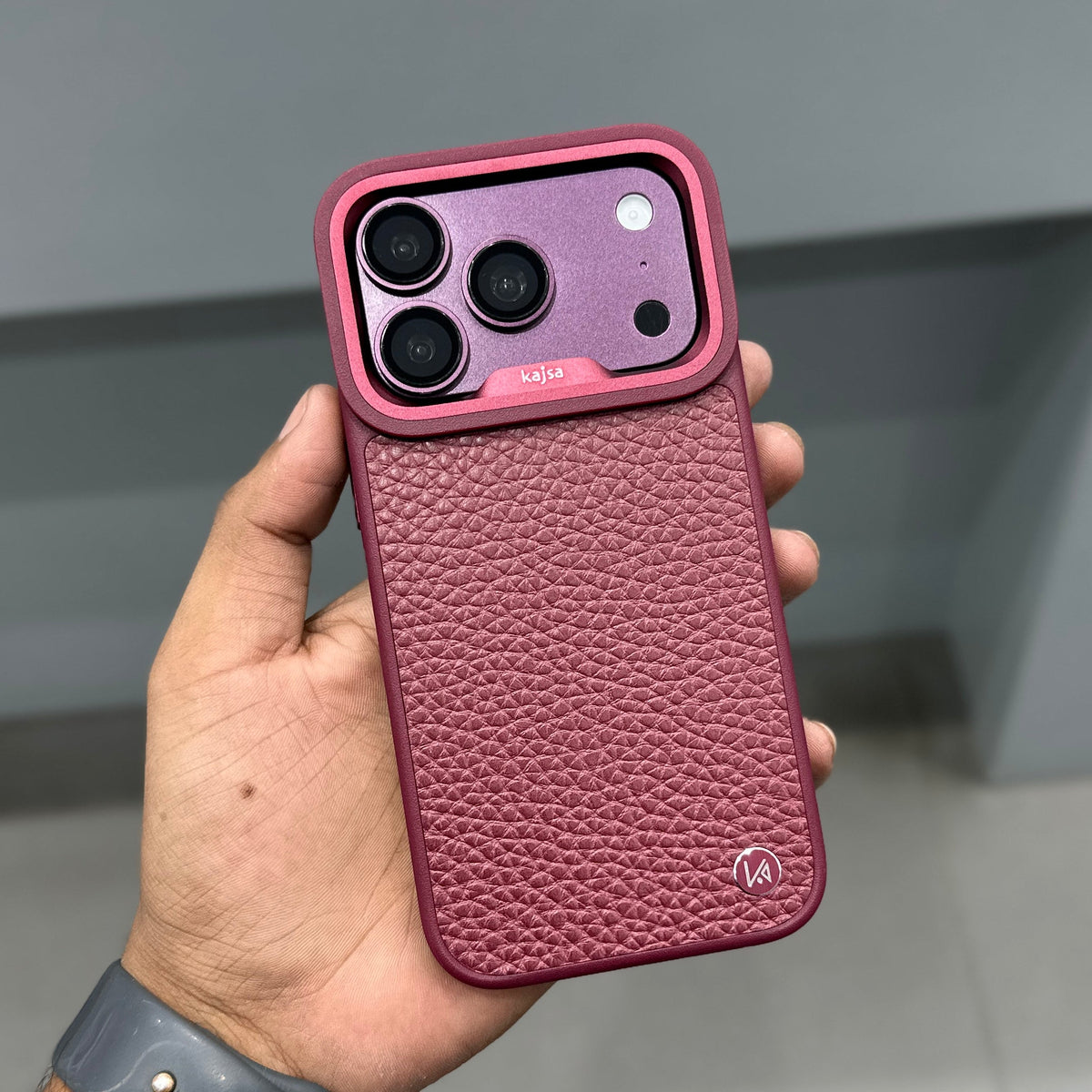 KAJSA WINE RED ARMOR MAGSAFE CASE ( No. 3963 )