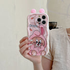 Protective Apple iPhone Back Cover - Tom & Jerry Cute Cartoon Case for iPhone - Style 3