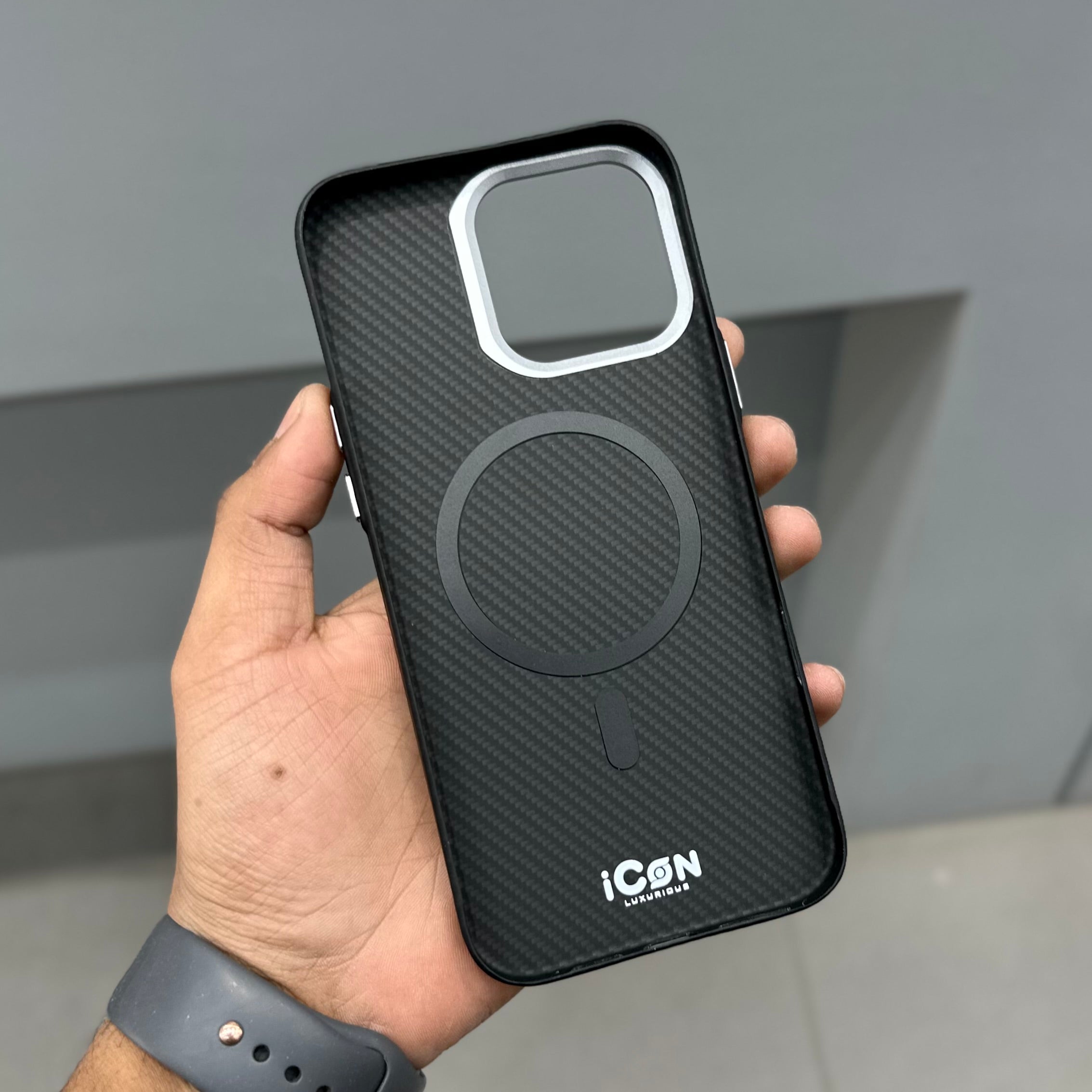 ICON CARBON CASE - BLACK ( No. 3058 )