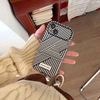 Protective Apple iPhone Back Cover - 3D Effects Striped Art Case for iPhone 14 Pro - Style 4