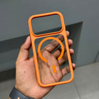 LAZY BOAT UFO CASE WITH MAGSAFE CASE - ORANGE ( No. 2505 ) Mobile Case by CoverMeUp - Style 4