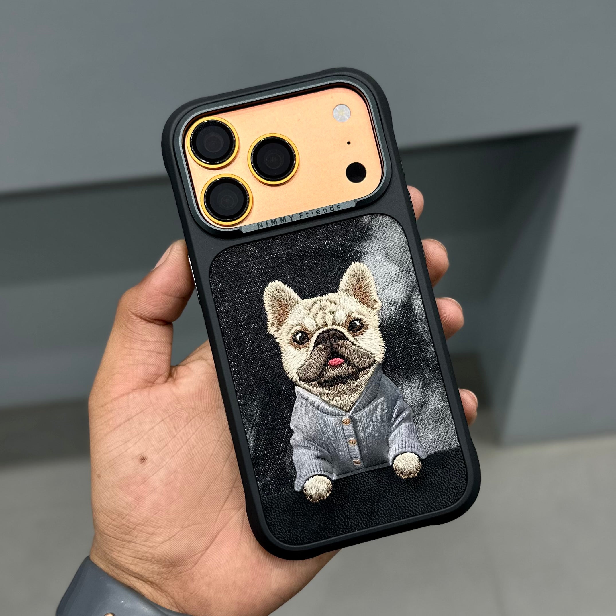 NIMMY GALTEN SERIES MAGSAFE-BLACK PUG ( No. 3347 )