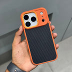 Nyjoy carben case with magsafe -Orange ( No. 2171) Mobile Case by CoverMeUp