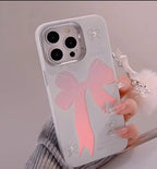 Protective Apple iPhone Back Cover - Classy Radiant Bow case with Charm for iPhone