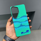 LUXO CARBON CASE SAMSUNG -GREEN ANIMALS ( No. 3172 ) Mobile Case by CoverMeUp - Style 3