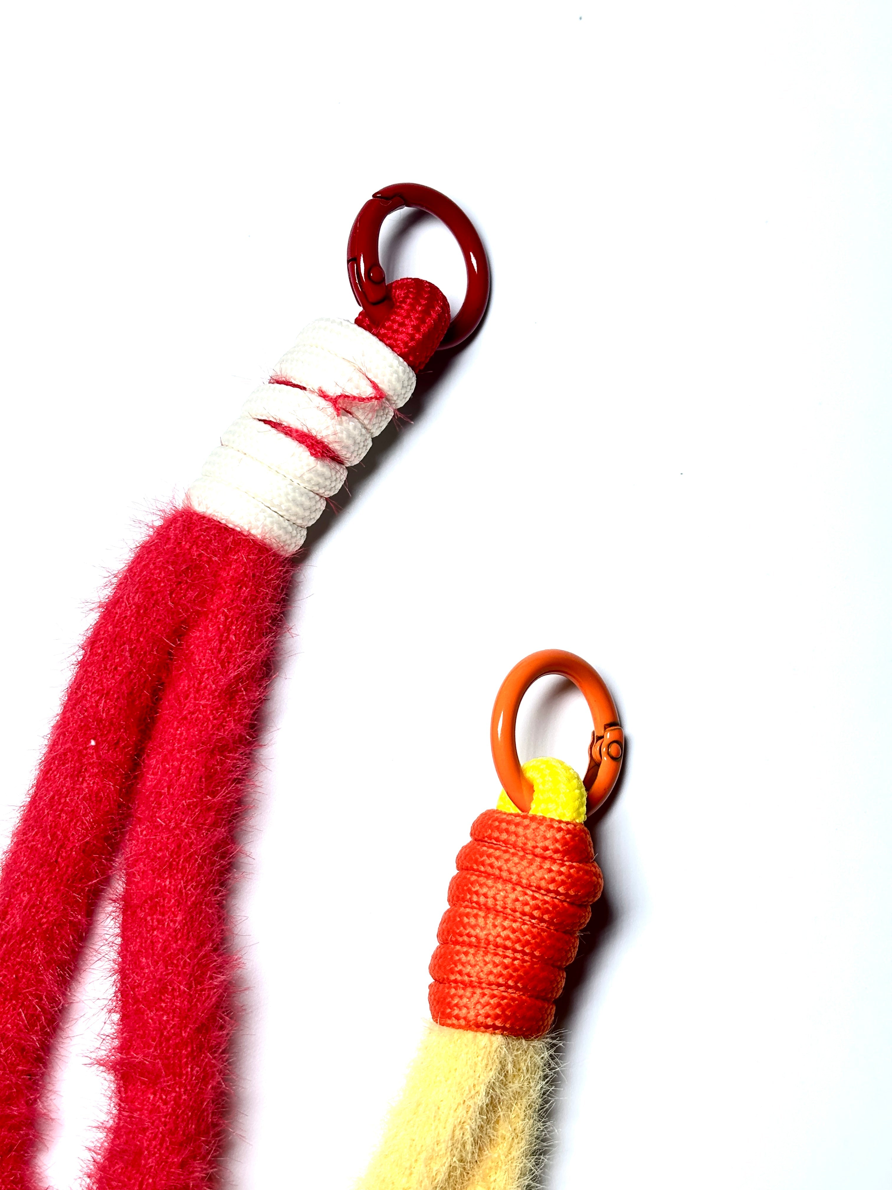 Soft Fur Phone Charm Strap Mobile Case by CoverMeUp - Style 3