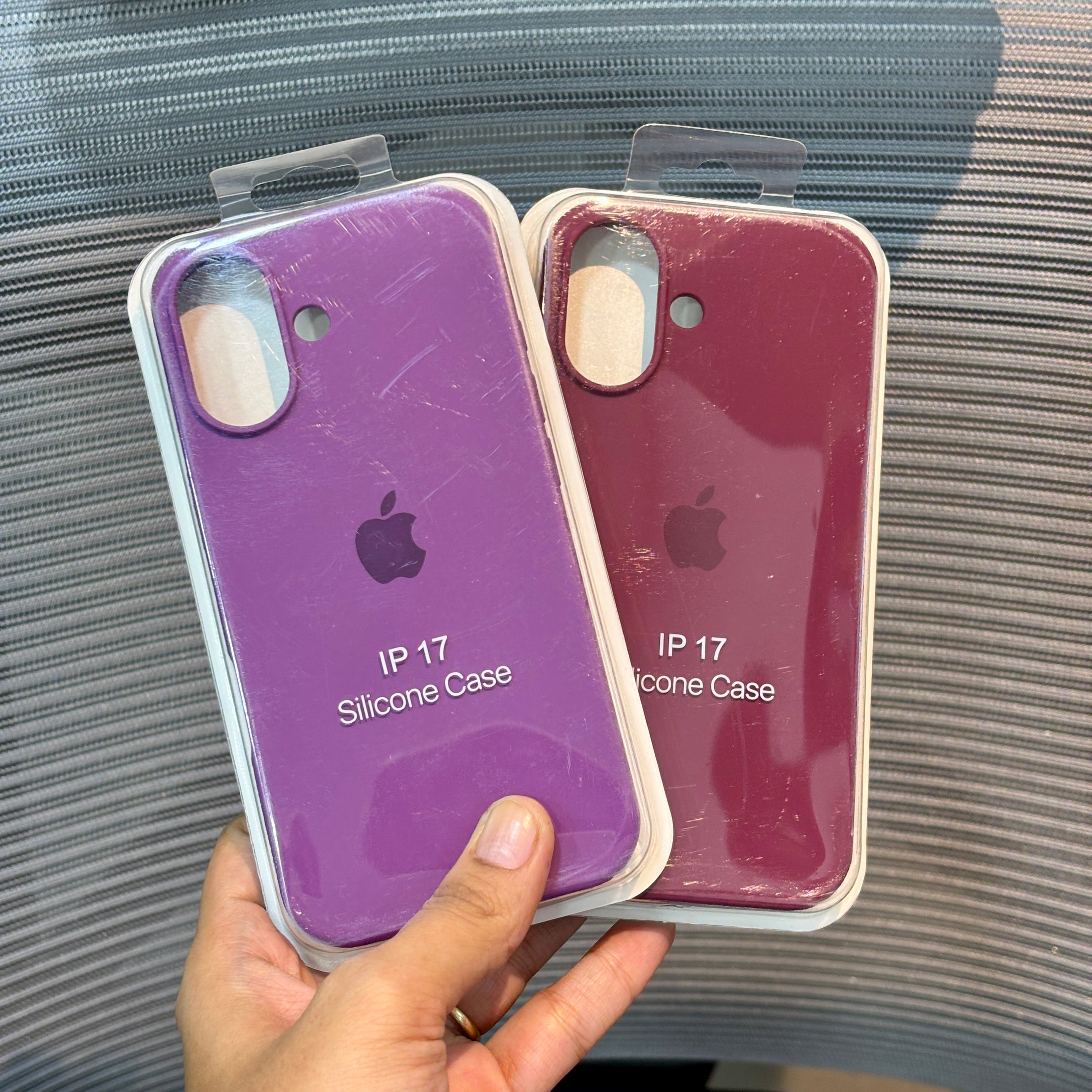 Protective Apple iPhone Back Cover - SilkFur Liquid Silicone iPhone 17 Case - Style 4