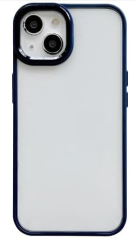 Clear Back Cover Compatible with iPhone, Military-Grade Drop Protection, Shock-Absorbing Corners, Yellowing-Resistant Hard Back, Scratch Resistant