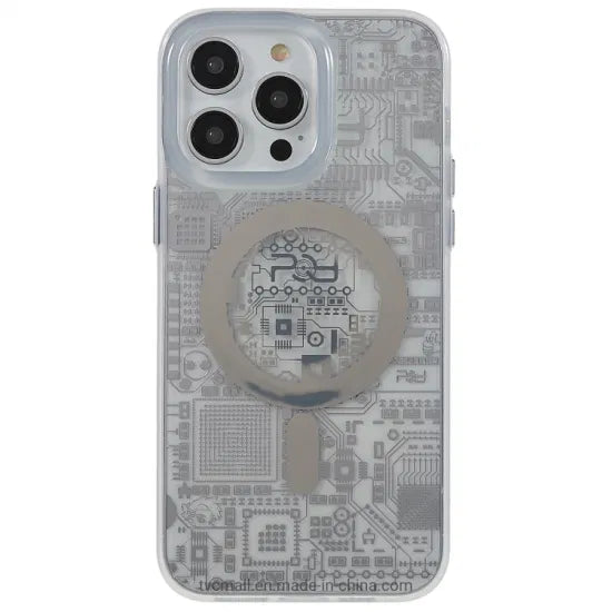 PQY GEEK SERIES CIRCUIT BOARD STYLE CASE FOR IPHONE 14