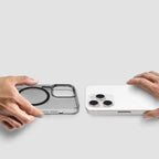Protective Apple iPhone Back Cover - GRIPP Neo iPhone 15 Pro & 15 Pro Max with MagSafe Case - Smoke - Style 4