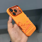 LUXO CARBON CASE - ORANGE STAR ( No. 3163 ) Mobile Case by CoverMeUp - Style 2