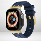 AP Sport Silicone Watch Band Strap for iWatch 42/44/45/49MM (NAVY BLUE) Mobile Case by CoverMeUp