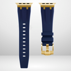 AP Sport Silicone Watch Band Strap for iWatch 42/44/45/49MM (NAVY BLUE) Mobile Case by CoverMeUp - Style 3