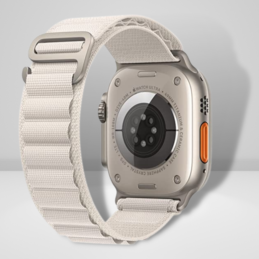 Alpine Loop G Hook Watch Strap White Color (Watch Not Included)