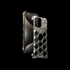 Protective Apple iPhone Back Cover - Aluminium Alloy Frameless Bumper Metal Case - iPhone - Style 2